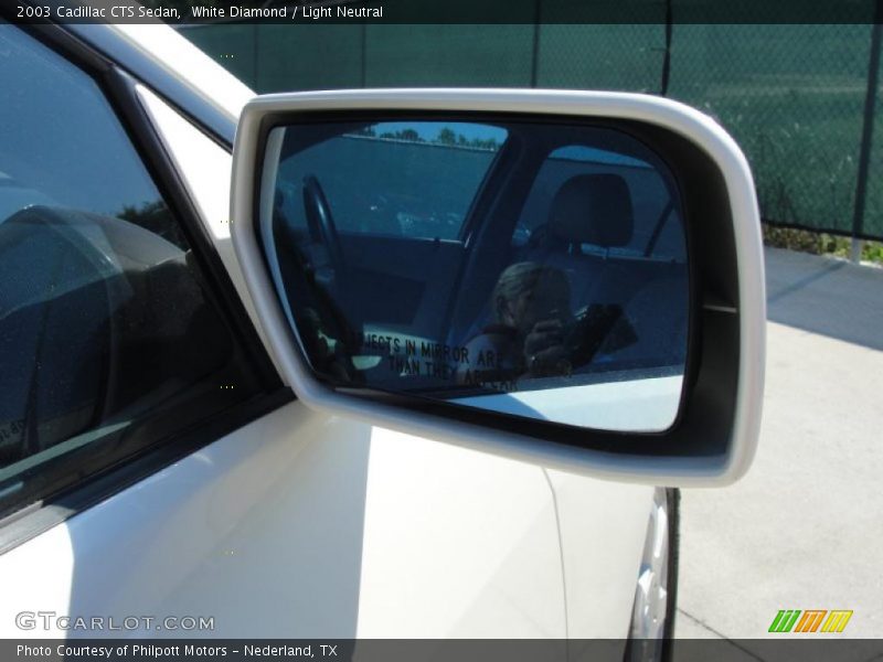 White Diamond / Light Neutral 2003 Cadillac CTS Sedan