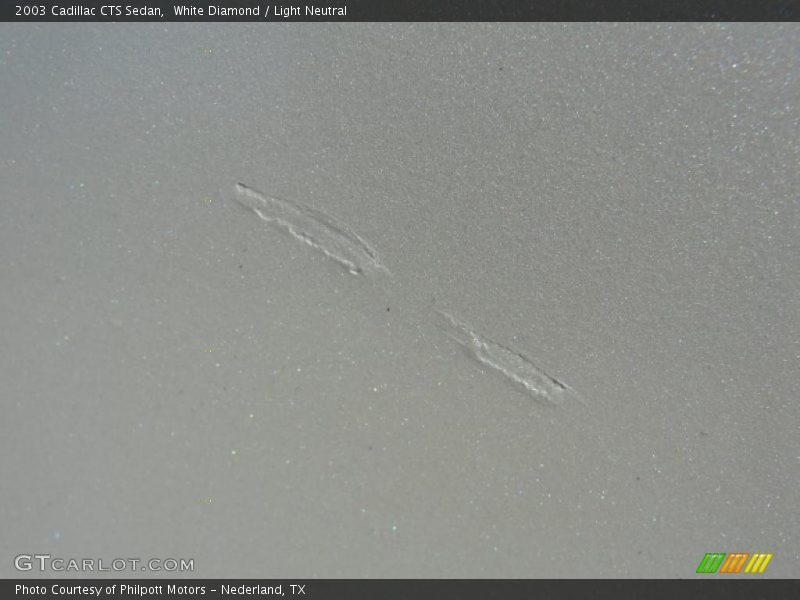 White Diamond / Light Neutral 2003 Cadillac CTS Sedan
