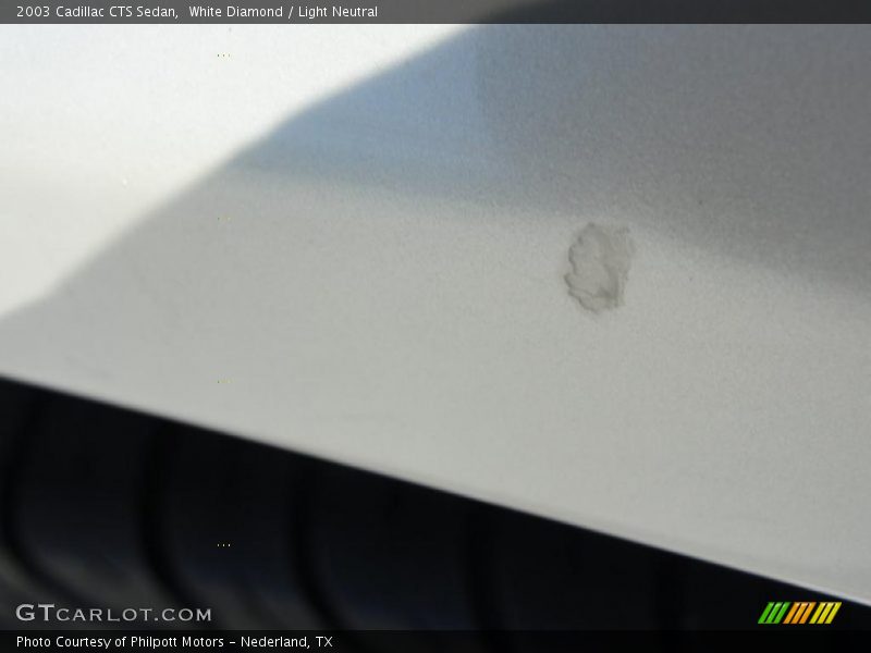 White Diamond / Light Neutral 2003 Cadillac CTS Sedan