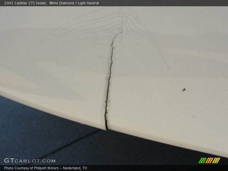 White Diamond / Light Neutral 2003 Cadillac CTS Sedan