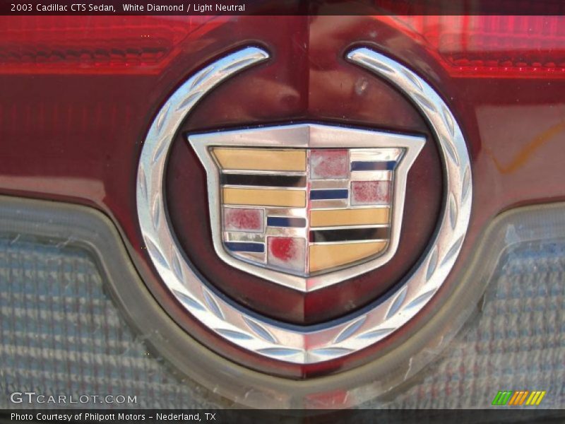 White Diamond / Light Neutral 2003 Cadillac CTS Sedan