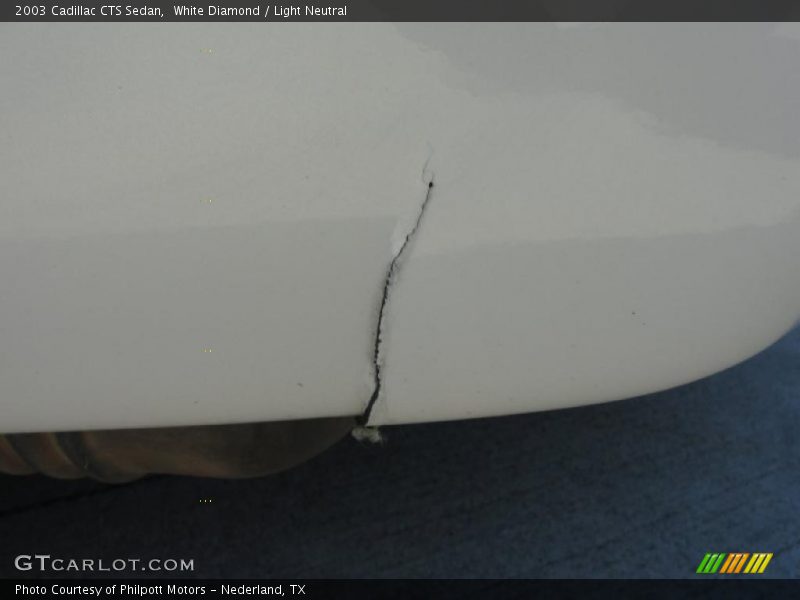 White Diamond / Light Neutral 2003 Cadillac CTS Sedan