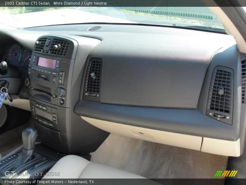 White Diamond / Light Neutral 2003 Cadillac CTS Sedan