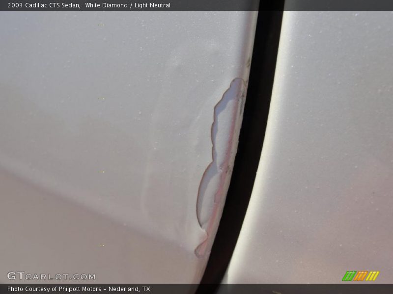 White Diamond / Light Neutral 2003 Cadillac CTS Sedan
