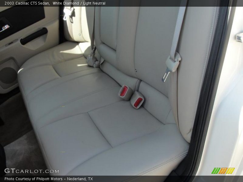 White Diamond / Light Neutral 2003 Cadillac CTS Sedan