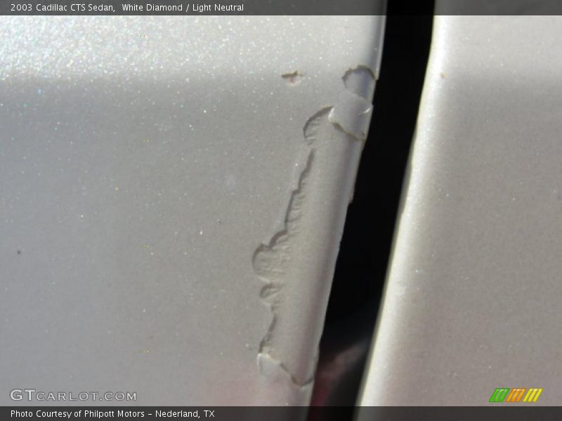 White Diamond / Light Neutral 2003 Cadillac CTS Sedan