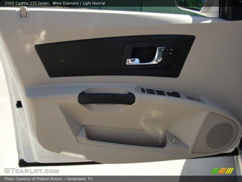 White Diamond / Light Neutral 2003 Cadillac CTS Sedan