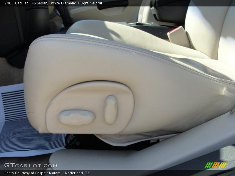 White Diamond / Light Neutral 2003 Cadillac CTS Sedan