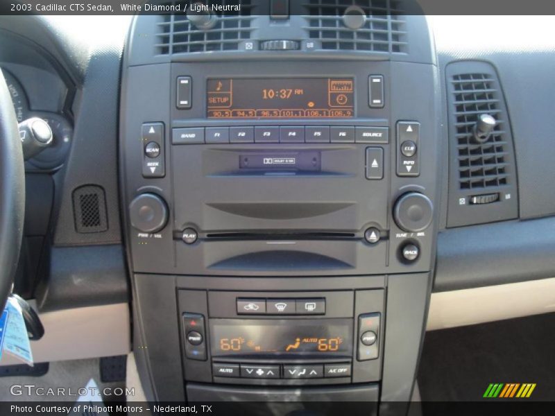 White Diamond / Light Neutral 2003 Cadillac CTS Sedan