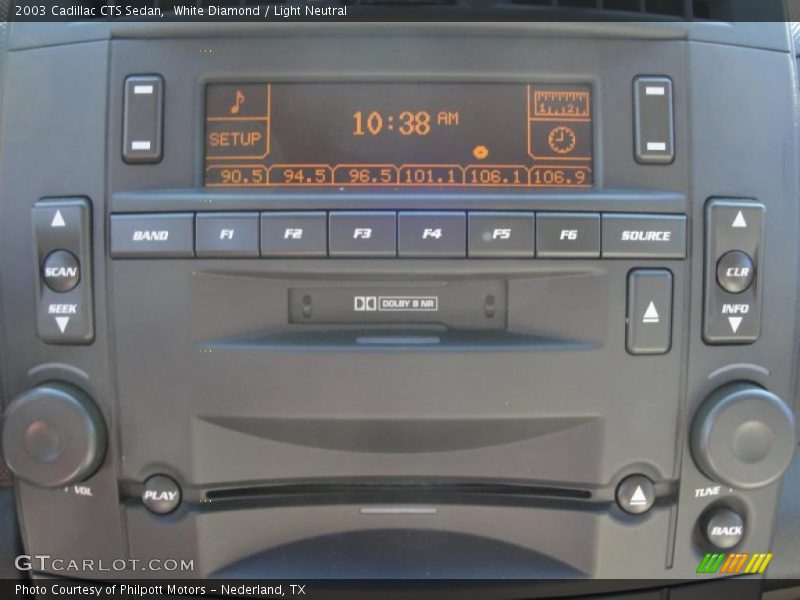 White Diamond / Light Neutral 2003 Cadillac CTS Sedan