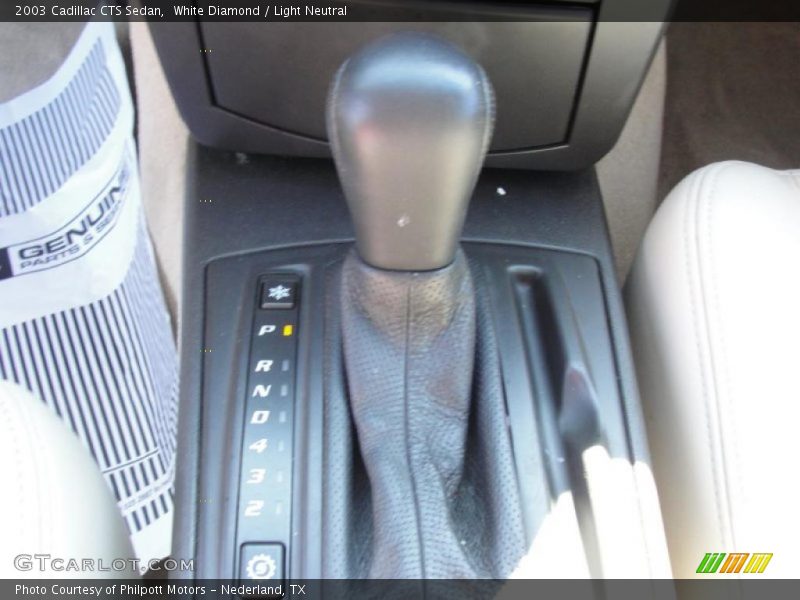 White Diamond / Light Neutral 2003 Cadillac CTS Sedan