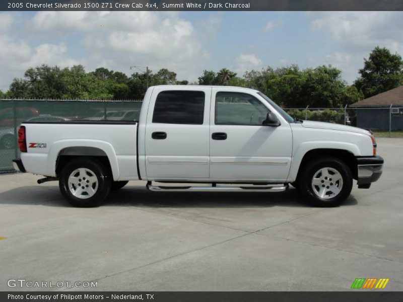 Summit White / Dark Charcoal 2005 Chevrolet Silverado 1500 Z71 Crew Cab 4x4