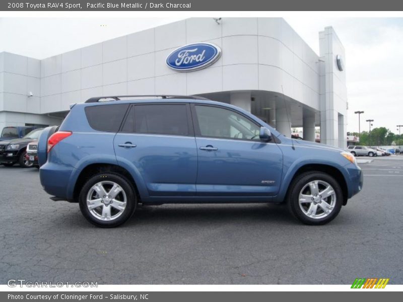 Pacific Blue Metallic / Dark Charcoal 2008 Toyota RAV4 Sport