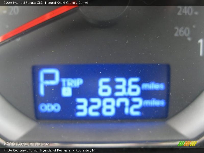 Natural Khaki Green / Camel 2009 Hyundai Sonata GLS