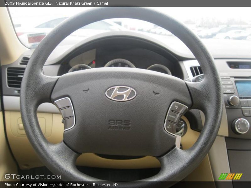Natural Khaki Green / Camel 2009 Hyundai Sonata GLS