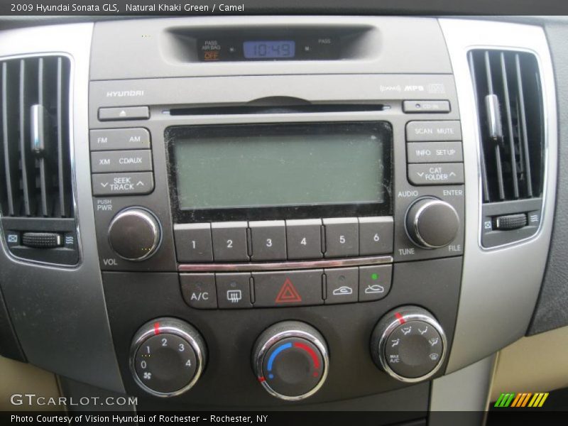 Natural Khaki Green / Camel 2009 Hyundai Sonata GLS