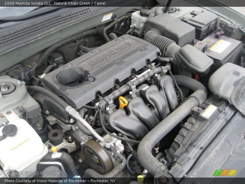 Natural Khaki Green / Camel 2009 Hyundai Sonata GLS