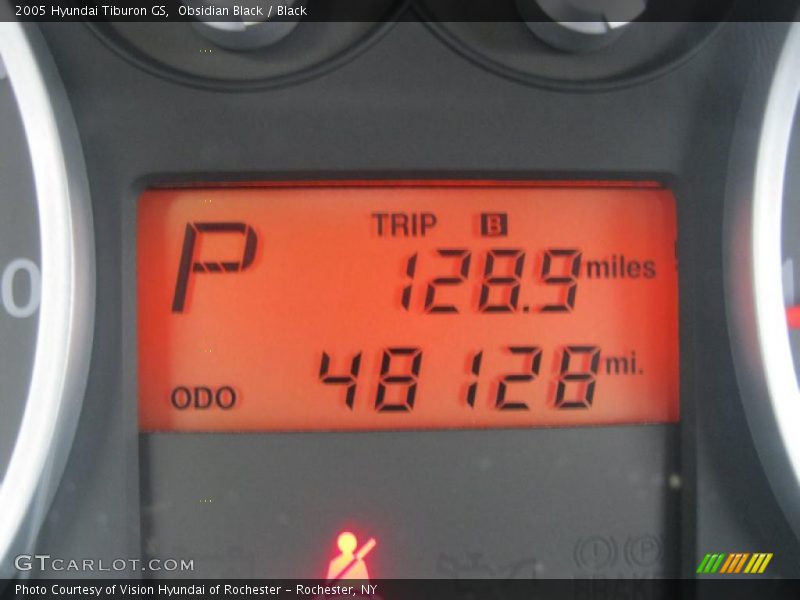 Obsidian Black / Black 2005 Hyundai Tiburon GS