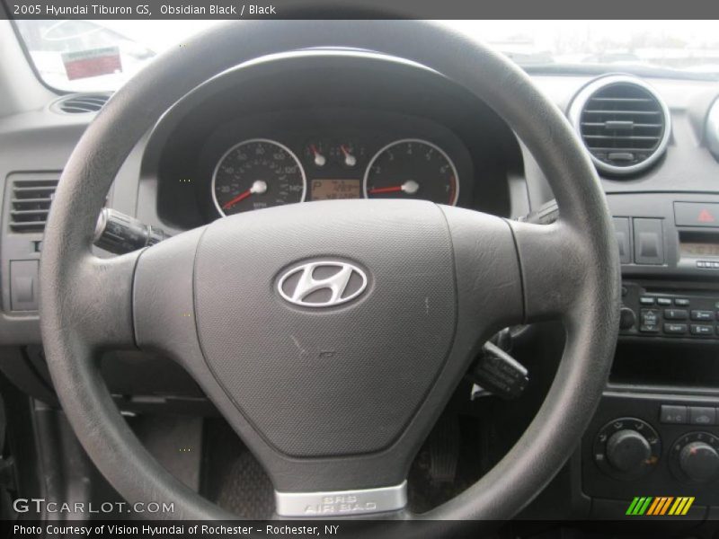 Obsidian Black / Black 2005 Hyundai Tiburon GS