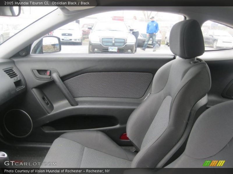 Obsidian Black / Black 2005 Hyundai Tiburon GS