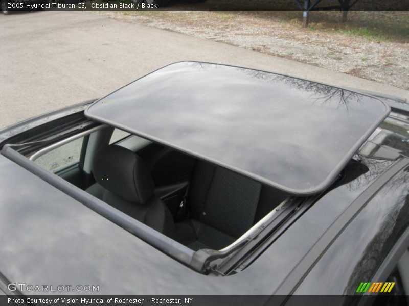 Obsidian Black / Black 2005 Hyundai Tiburon GS