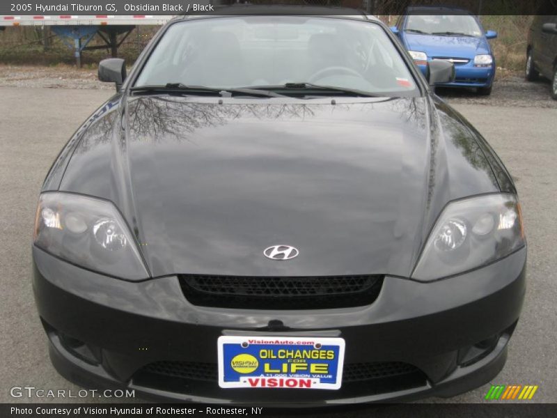 Obsidian Black / Black 2005 Hyundai Tiburon GS