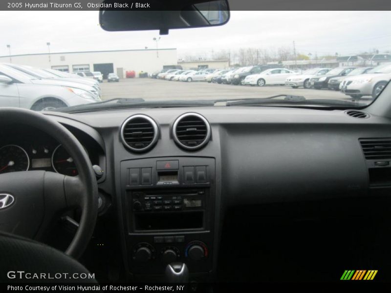 Obsidian Black / Black 2005 Hyundai Tiburon GS