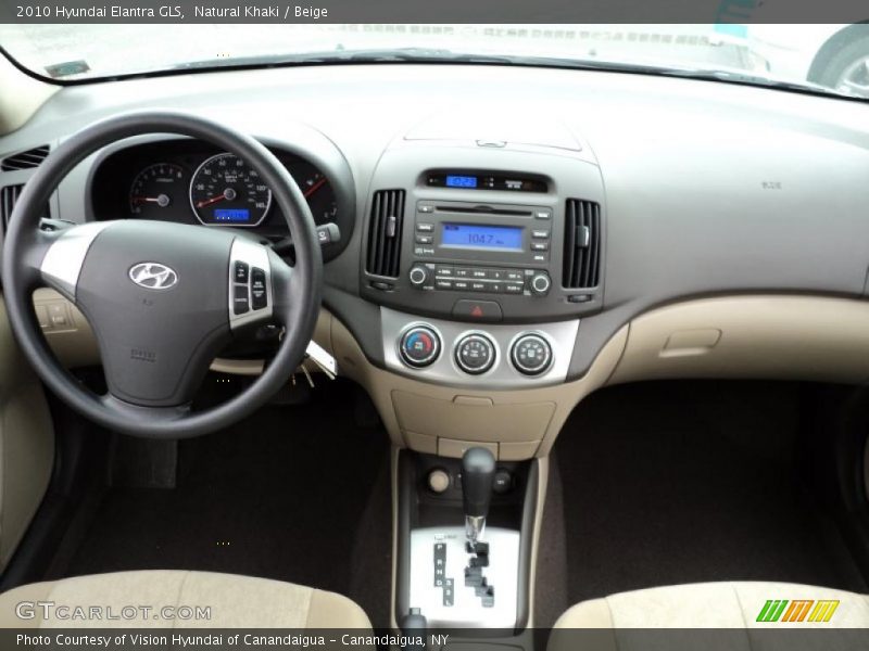 Natural Khaki / Beige 2010 Hyundai Elantra GLS