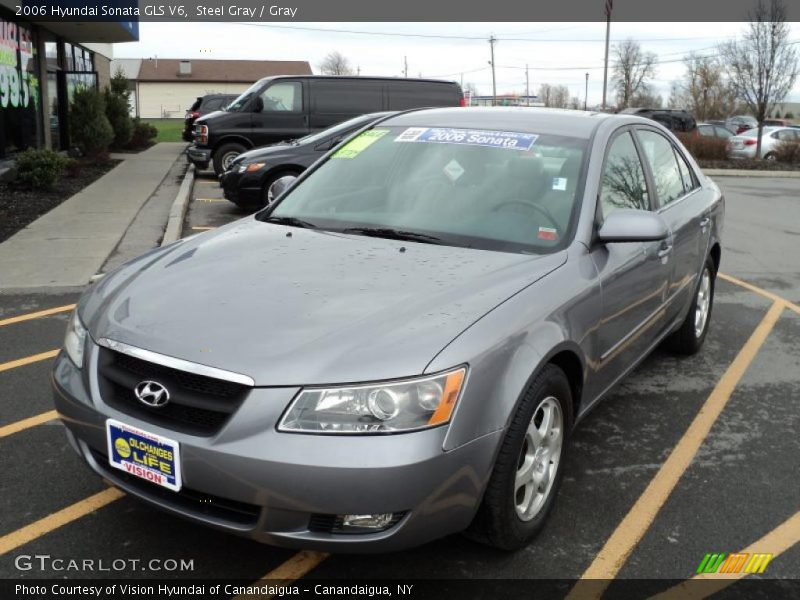 Steel Gray / Gray 2006 Hyundai Sonata GLS V6