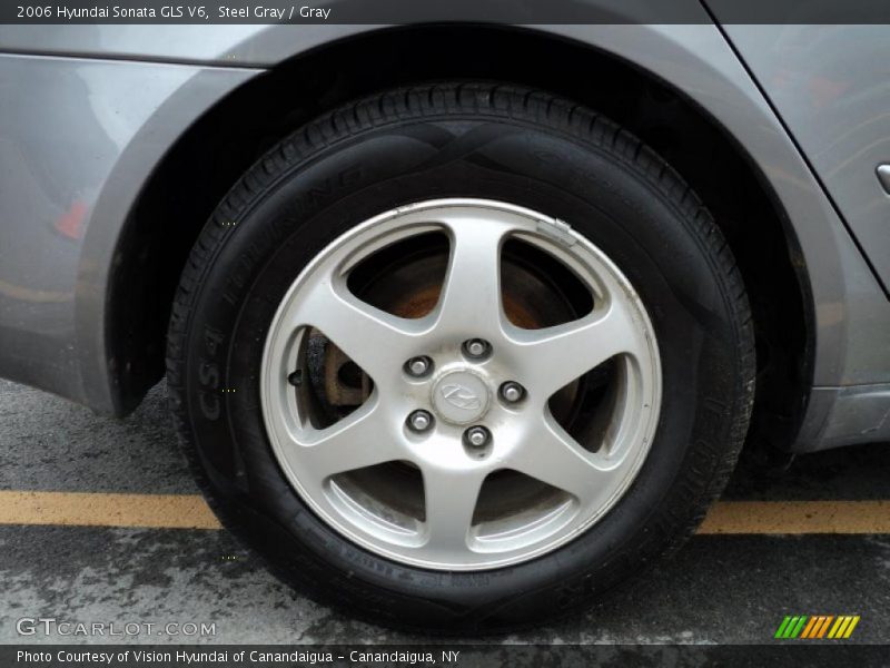 Steel Gray / Gray 2006 Hyundai Sonata GLS V6