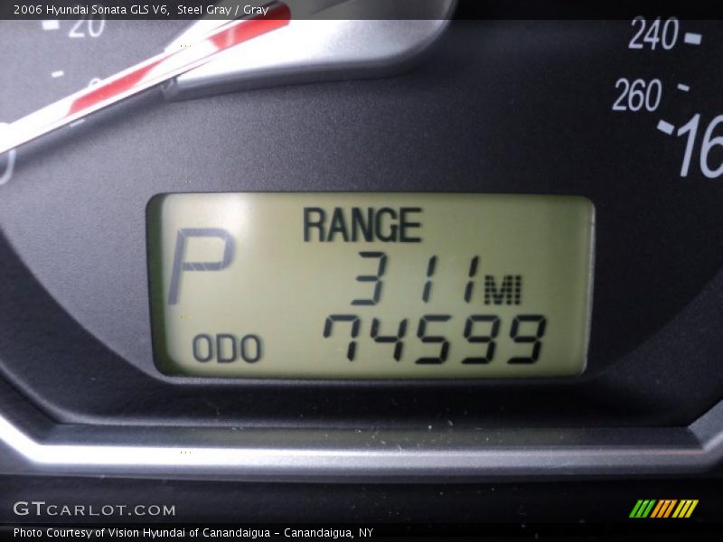 Steel Gray / Gray 2006 Hyundai Sonata GLS V6