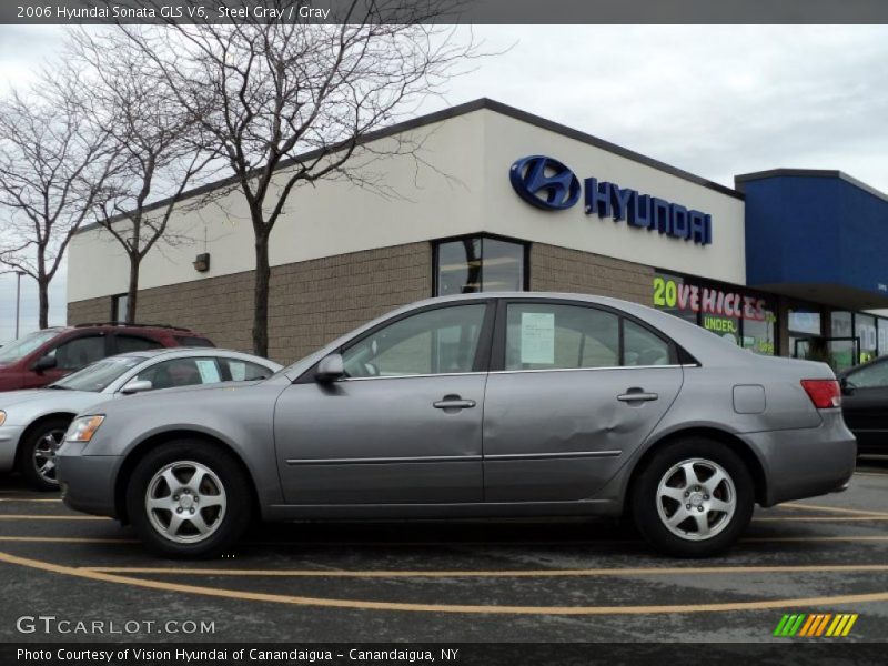 Steel Gray / Gray 2006 Hyundai Sonata GLS V6