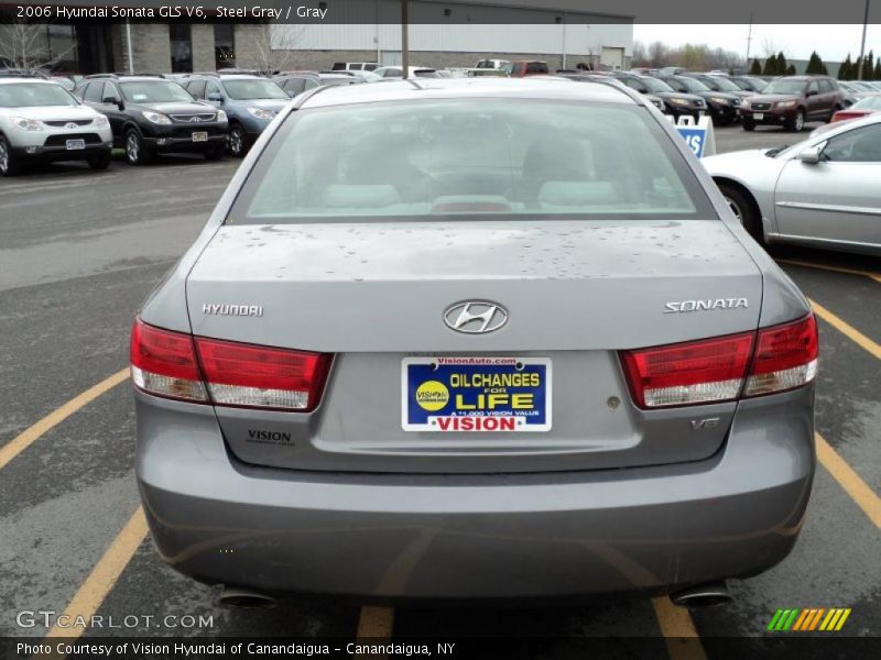 Steel Gray / Gray 2006 Hyundai Sonata GLS V6