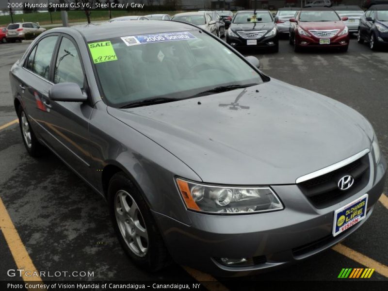 Steel Gray / Gray 2006 Hyundai Sonata GLS V6