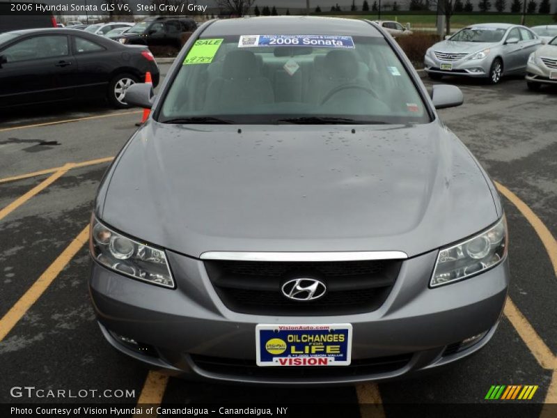 Steel Gray / Gray 2006 Hyundai Sonata GLS V6