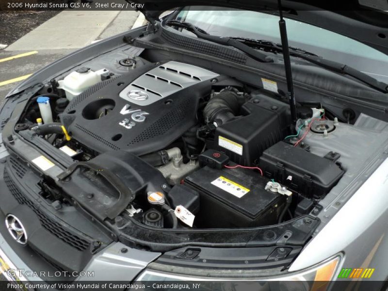 Steel Gray / Gray 2006 Hyundai Sonata GLS V6