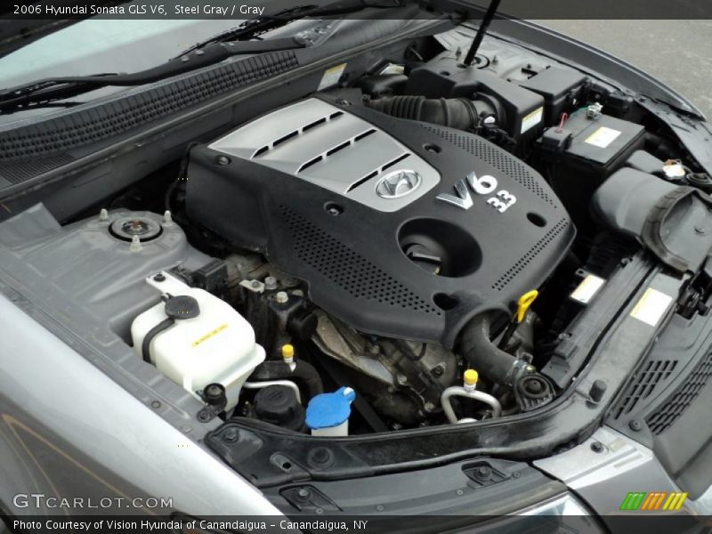 Steel Gray / Gray 2006 Hyundai Sonata GLS V6