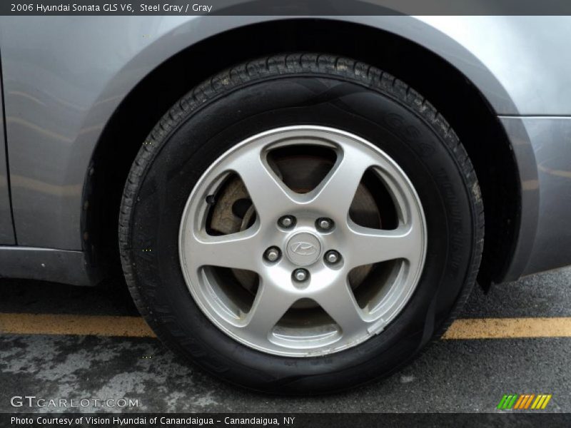 Steel Gray / Gray 2006 Hyundai Sonata GLS V6