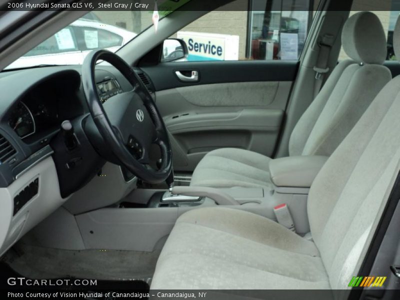 Steel Gray / Gray 2006 Hyundai Sonata GLS V6