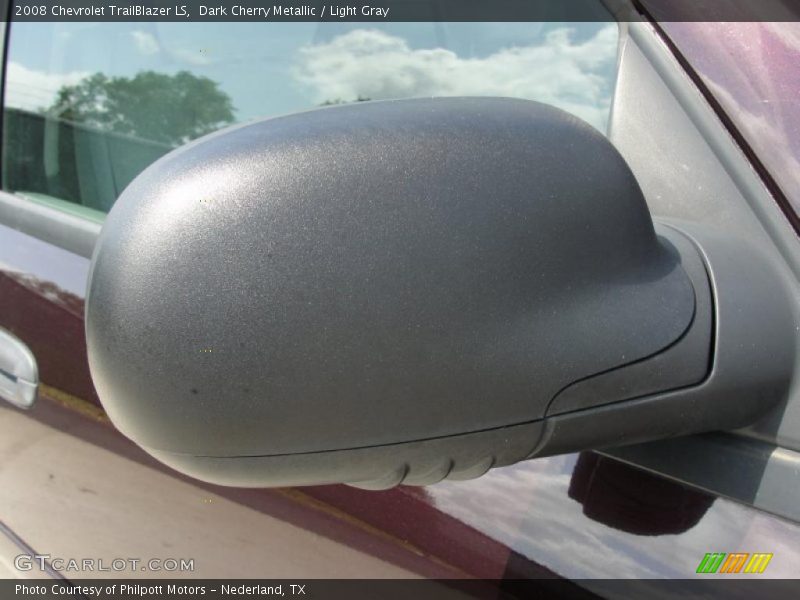 Dark Cherry Metallic / Light Gray 2008 Chevrolet TrailBlazer LS
