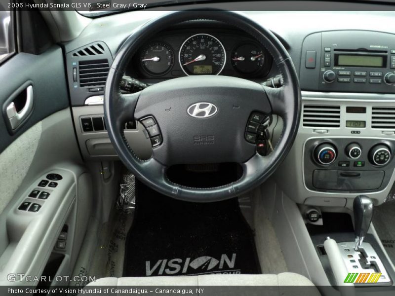 Steel Gray / Gray 2006 Hyundai Sonata GLS V6