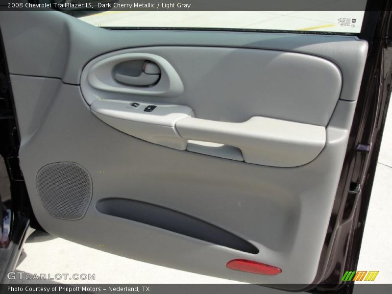 Dark Cherry Metallic / Light Gray 2008 Chevrolet TrailBlazer LS