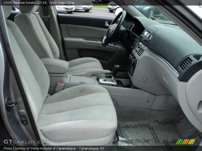 Steel Gray / Gray 2006 Hyundai Sonata GLS V6