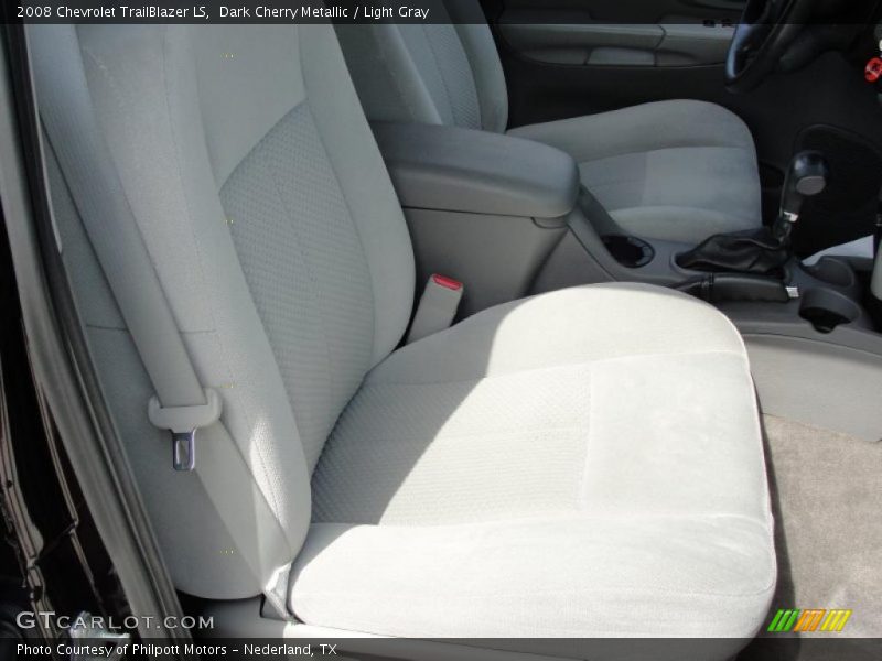 Dark Cherry Metallic / Light Gray 2008 Chevrolet TrailBlazer LS