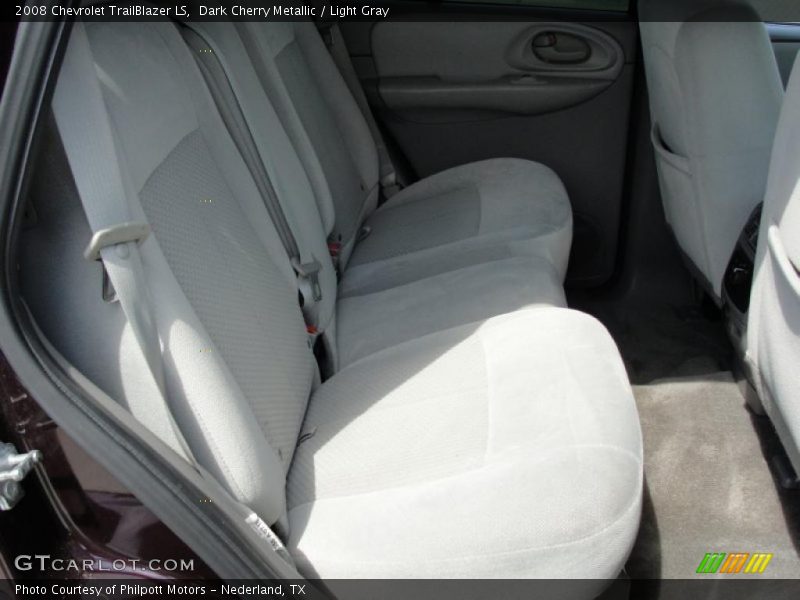 Dark Cherry Metallic / Light Gray 2008 Chevrolet TrailBlazer LS