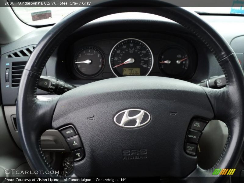 Steel Gray / Gray 2006 Hyundai Sonata GLS V6