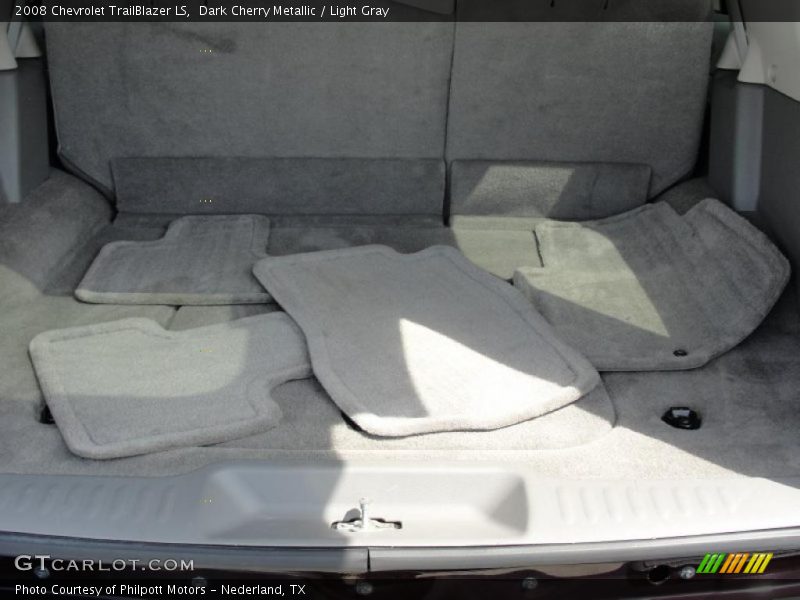 Dark Cherry Metallic / Light Gray 2008 Chevrolet TrailBlazer LS