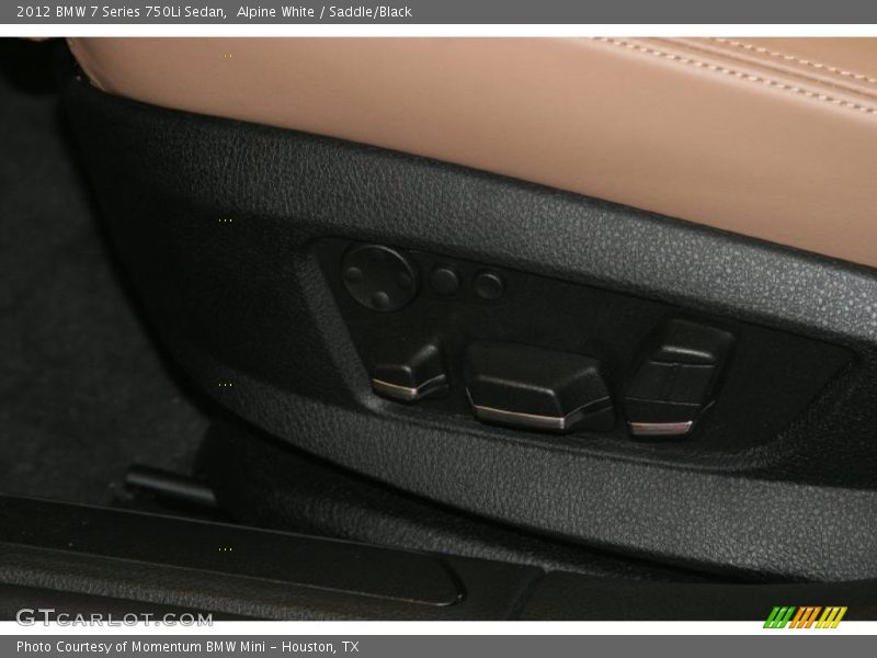 Alpine White / Saddle/Black 2012 BMW 7 Series 750Li Sedan