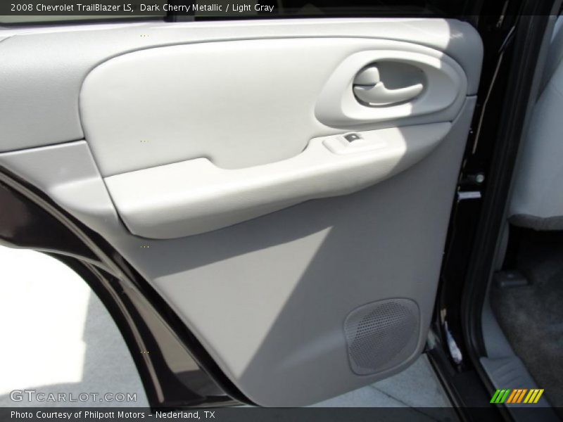 Dark Cherry Metallic / Light Gray 2008 Chevrolet TrailBlazer LS