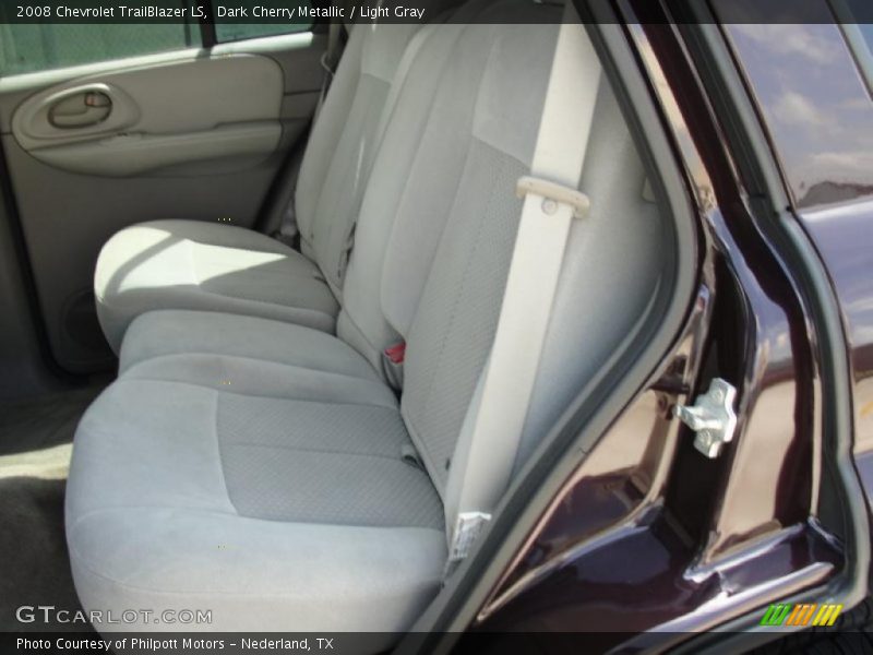 Dark Cherry Metallic / Light Gray 2008 Chevrolet TrailBlazer LS